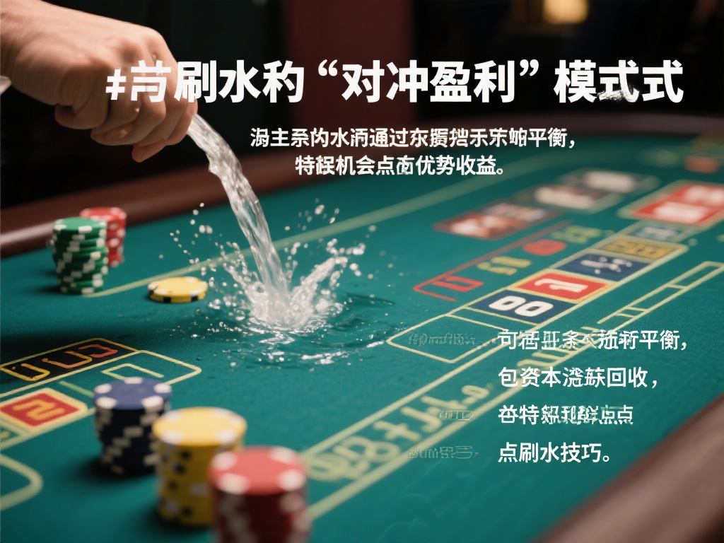 刷水，本质上相当于一种“对冲盈利”模式。通俗来说，