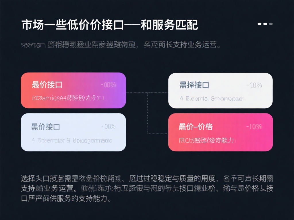 从性价比视角解读AG百家乐接口的最佳选择方案 价格与服务的匹配:市场上有一些极低价格接口,但从稳