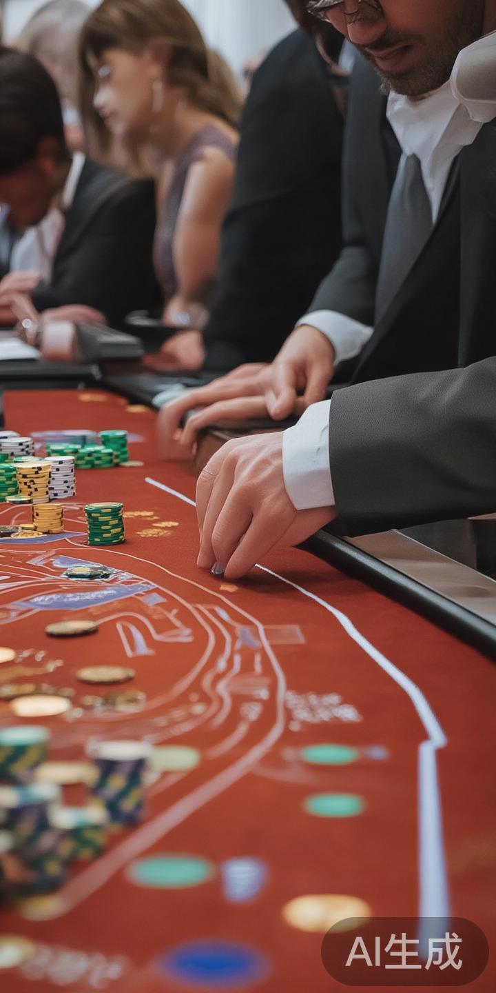 在百家乐中，庄赢的概率略高于闲，约为45.86%，